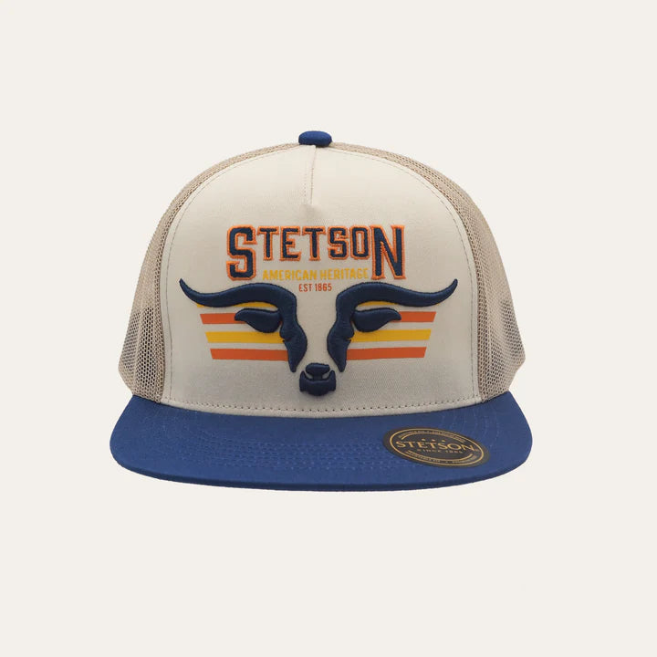 Stetson Longhorn Trucker Cap - Blue