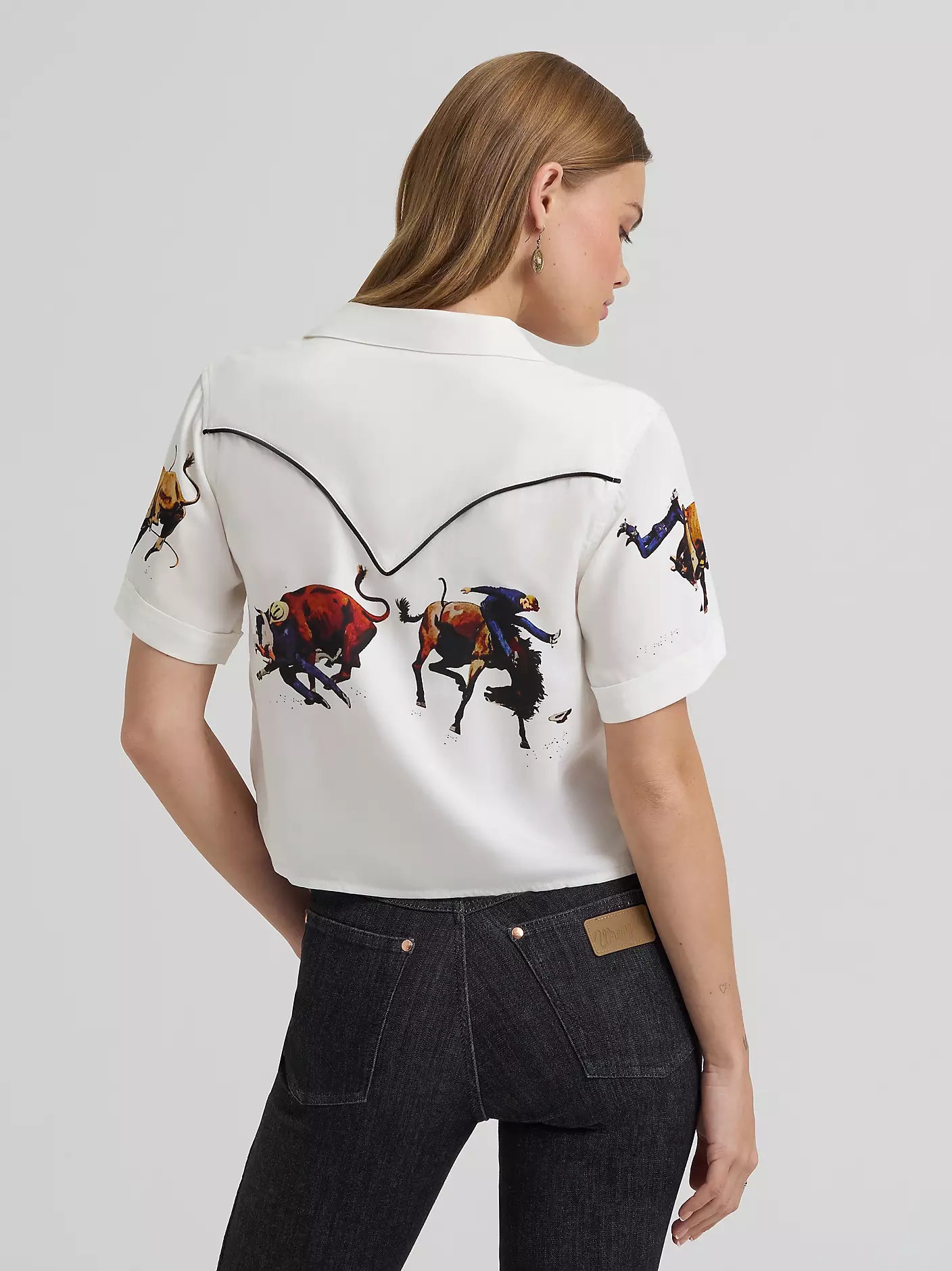 Wrangler Women's Lainey Wilson x Camp Shirt - White