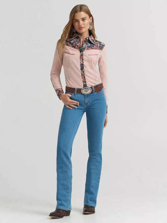 Wrangler Women's Lainey Wilson x Embellished Mae Bootcut Jean