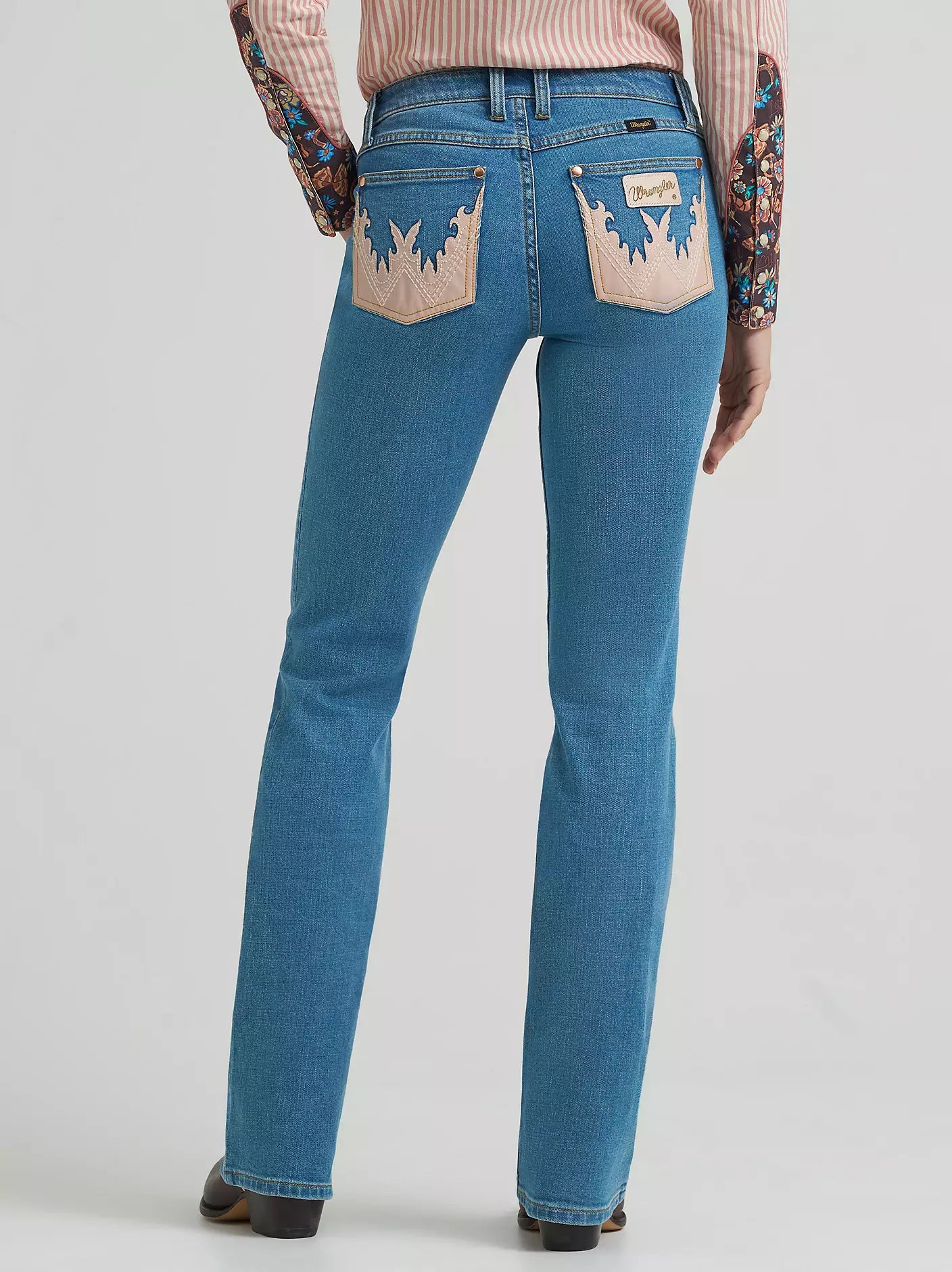 Wrangler Women's Lainey Wilson x Embellished Mae Bootcut Jean