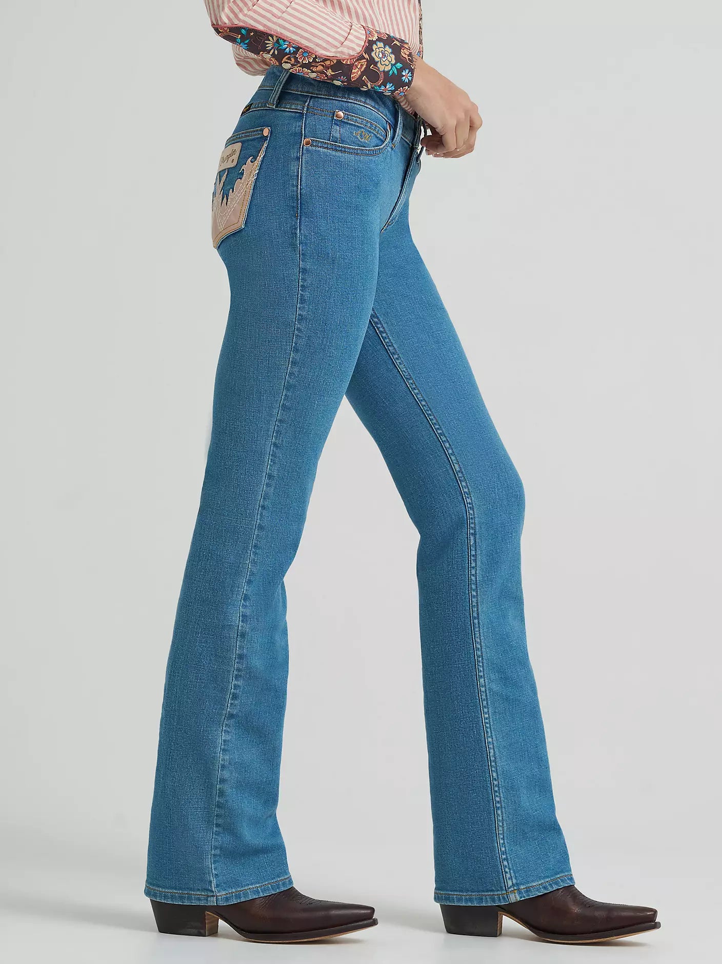 Wrangler Women's Lainey Wilson x Embellished Mae Bootcut Jean