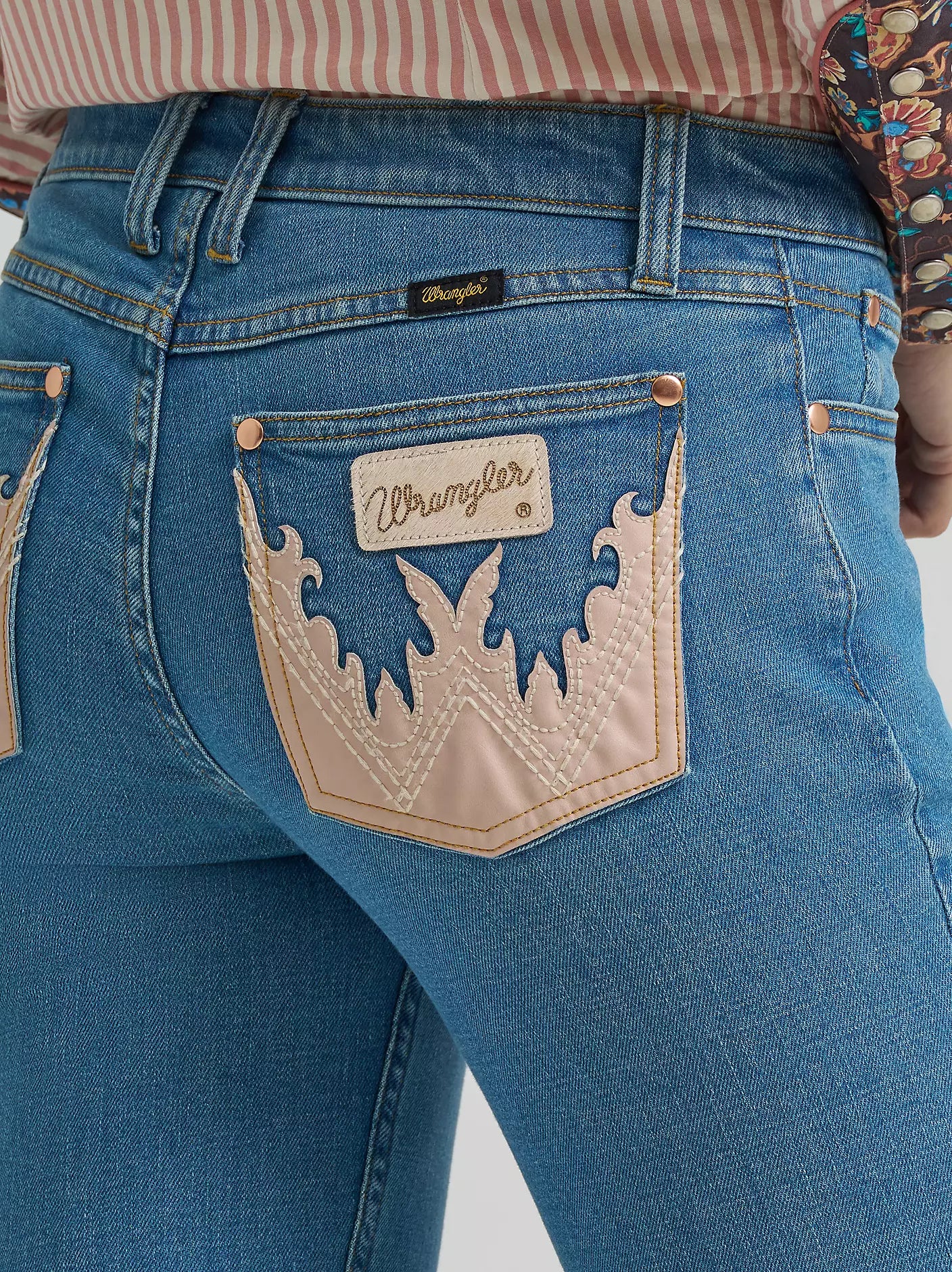Wrangler Women's Lainey Wilson x Embellished Mae Bootcut Jean