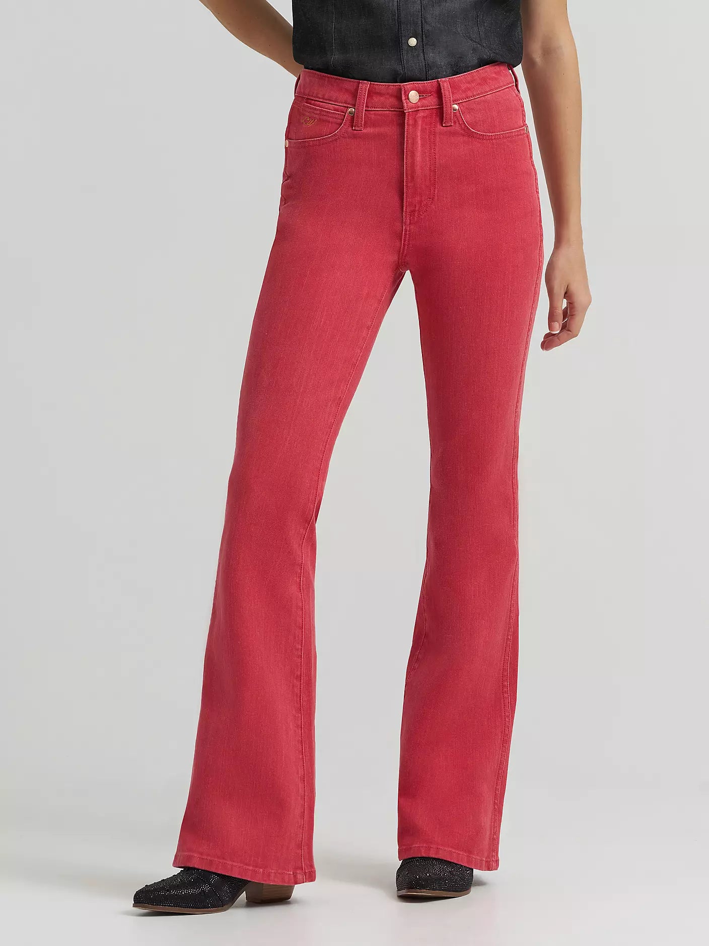 Wrangler Women's Lainey Wilson x Flare Jeans - Red