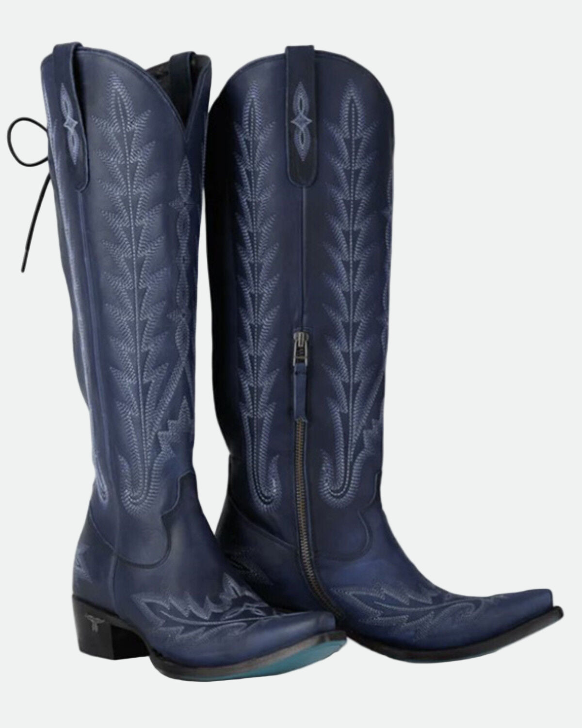Lane Women's Lexington Knee High Corset Western Boots - Snip Toe