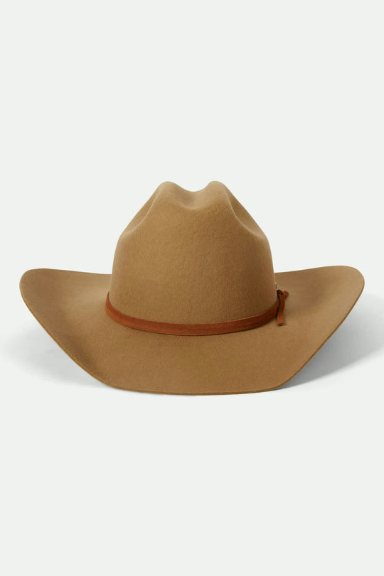 Brixton Laredo Branded Cowboy Hat - Antique Bronze