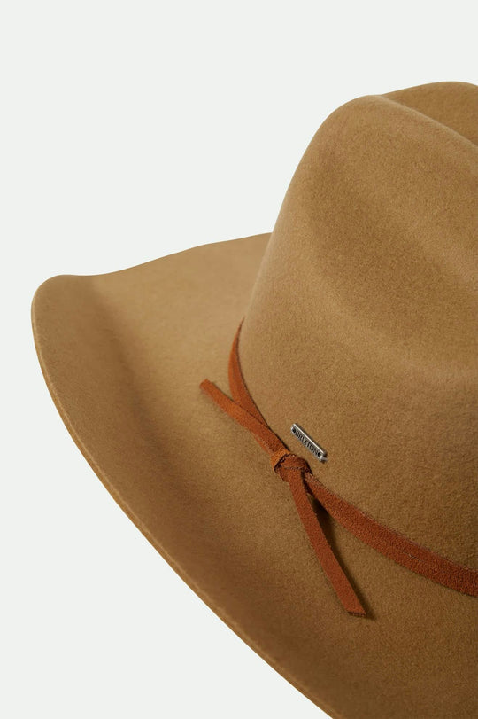 Brixton Laredo Branded Cowboy Hat - Antique Bronze