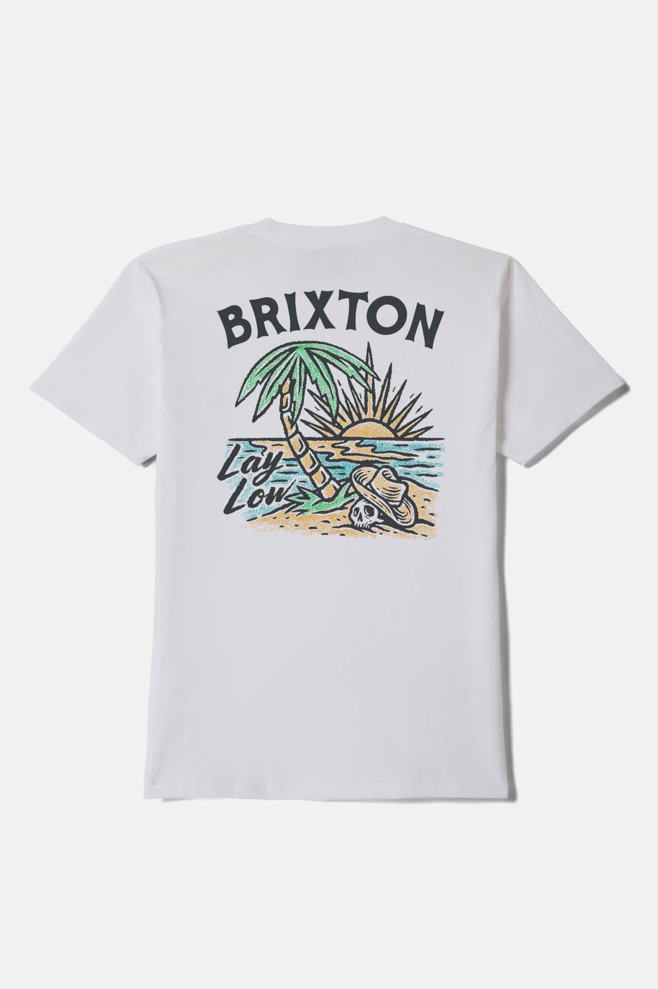 Brixton Men's Lay Low Standard T-Shirt