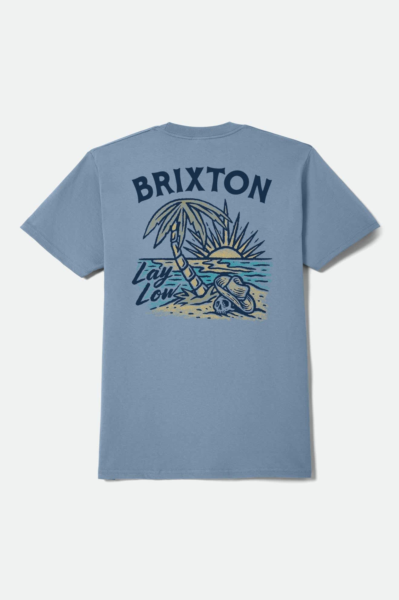 Brixton Men's Lay Low Standard T-Shirt