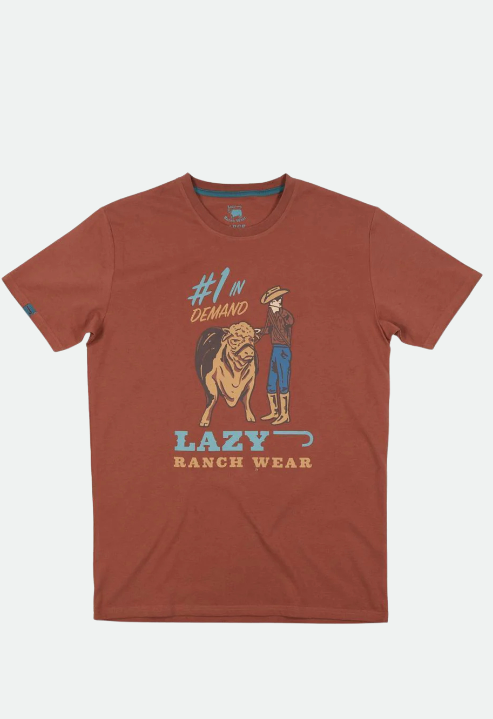 Lazy J Ranch Adobe Demand Short Sleeve T-Shirt - Rust