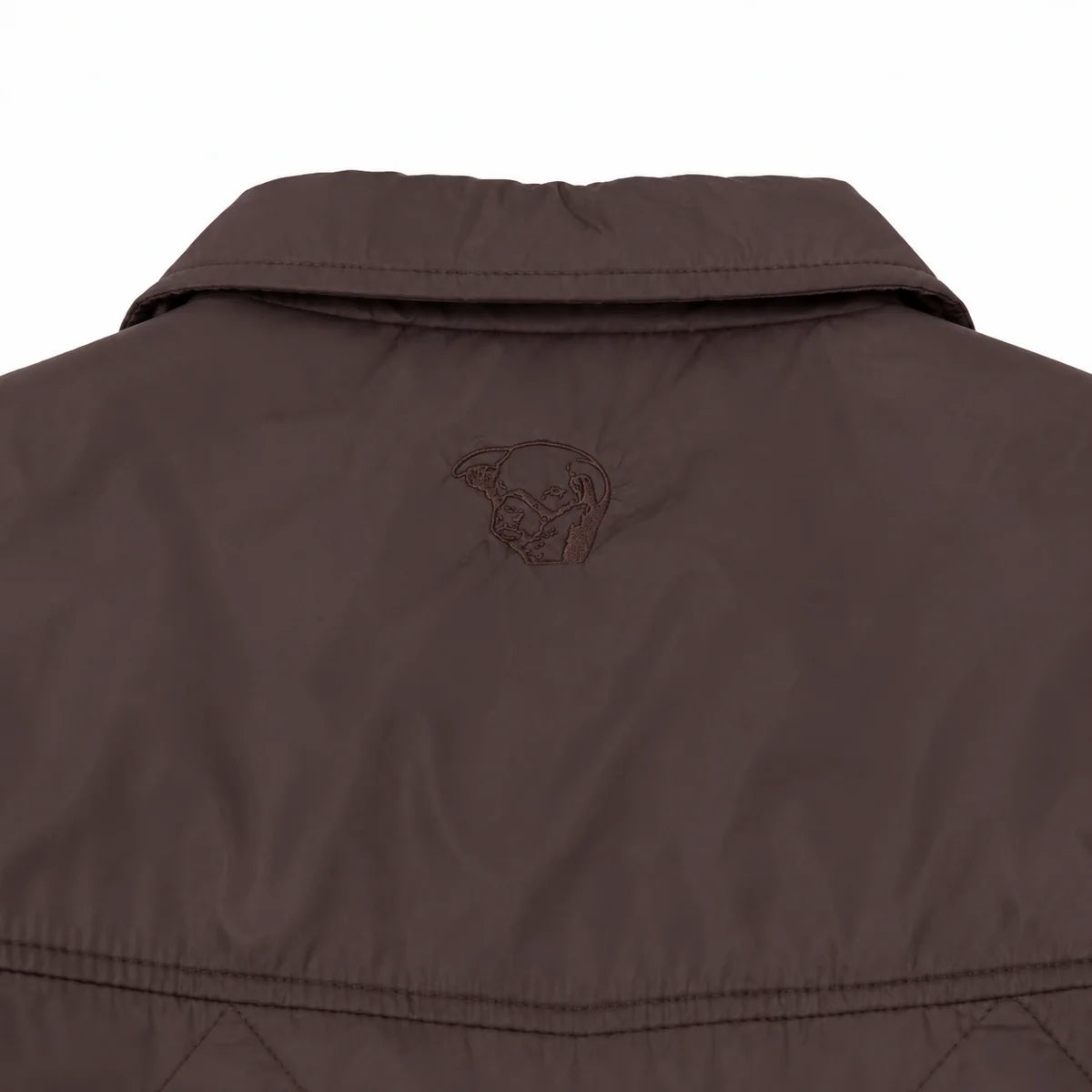 Lazy J Ranch Men's Quilted Poly Fill Jacket - Chocolate