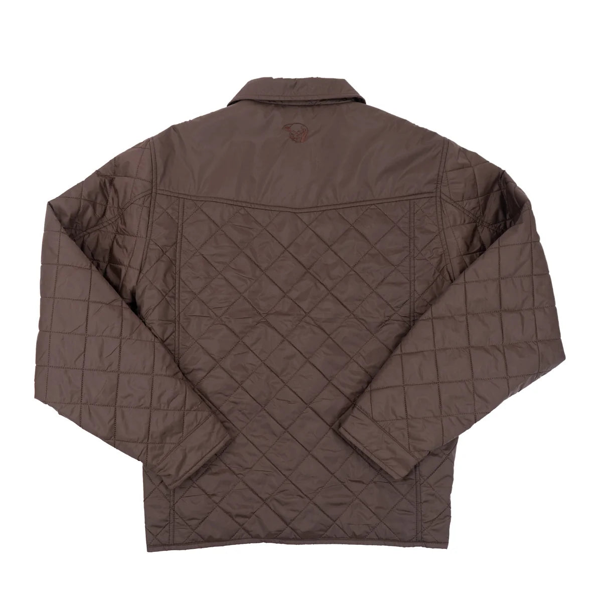Lazy J Ranch Men's Quilted Poly Fill Jacket - Chocolate