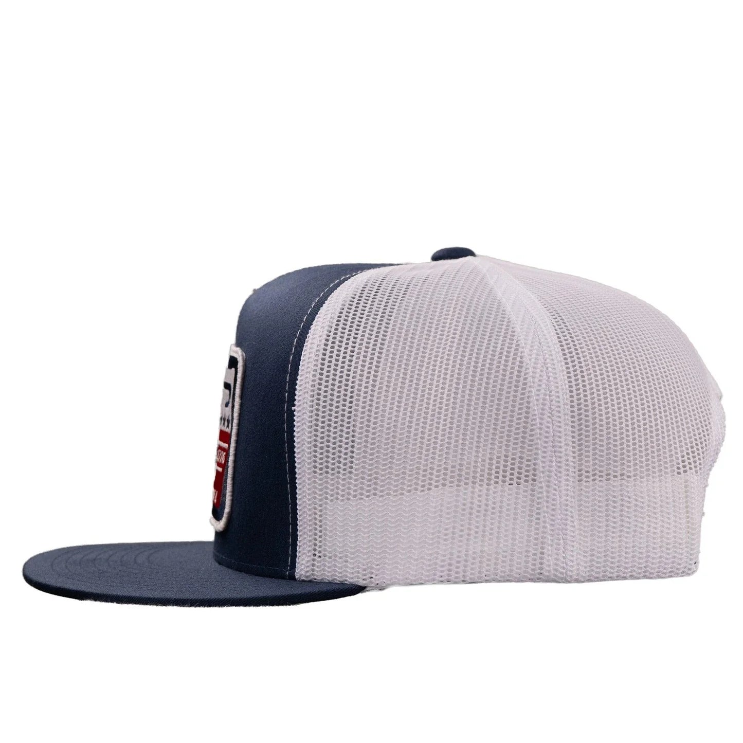 Lazy J Ranch Navy & White Liberty Classic Five Panel Trucker Hat