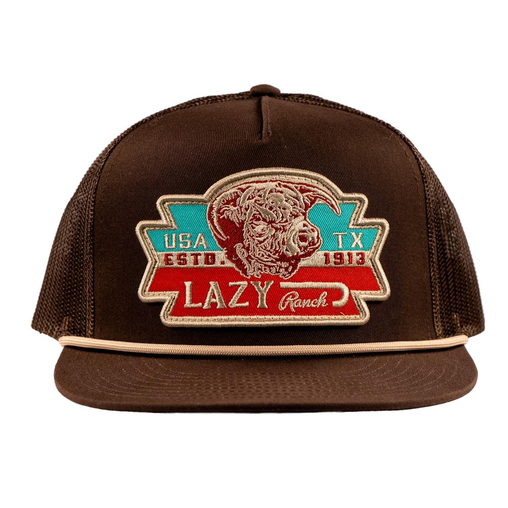 Lazy J Ranch Brown El Rancho Classic Rope Trucker Hat – Lucknow Skin ...