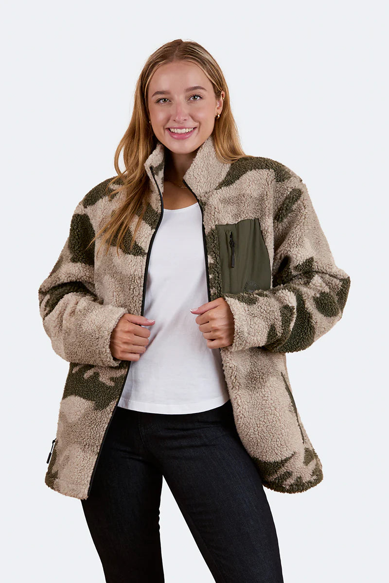Ringers Western Unisex Lennonville Camo Fleece - Light Camo
