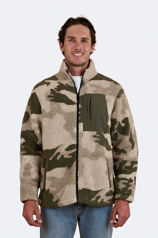 Ringers Western Unisex Lennonville Camo Fleece - Light Camo