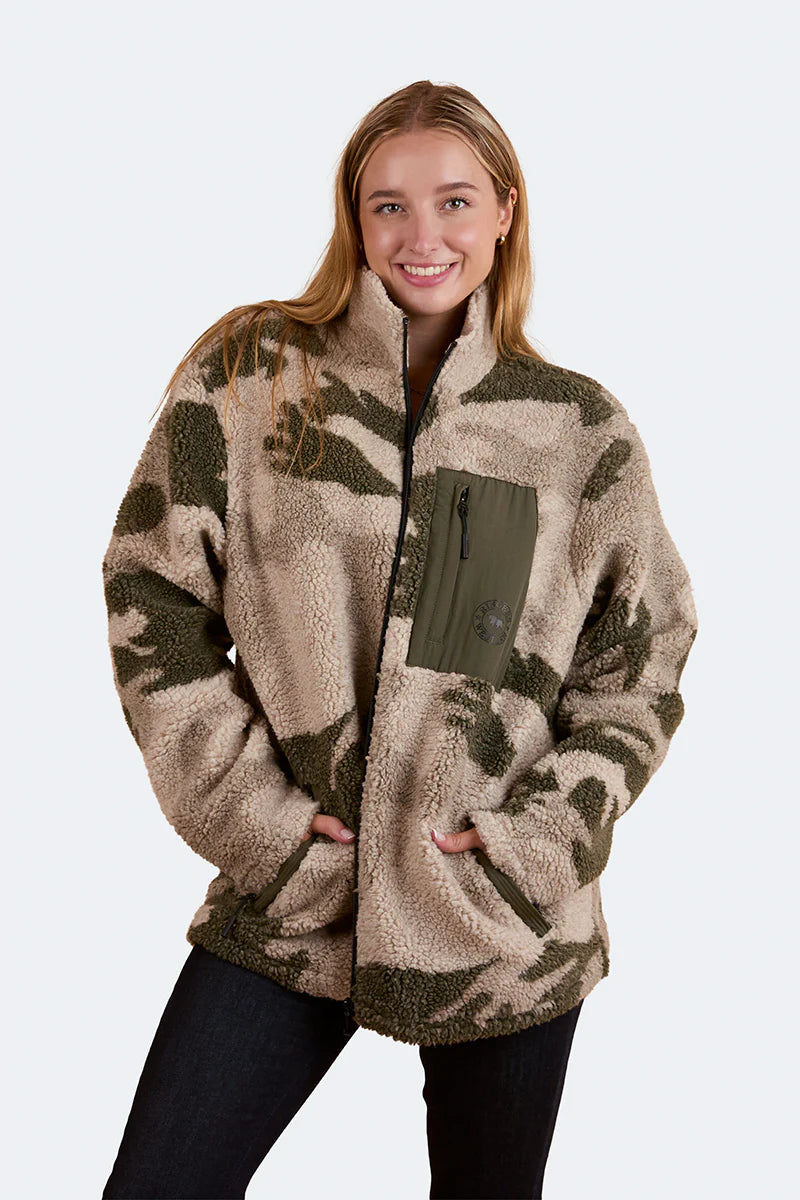 Ringers Western Unisex Lennonville Camo Fleece - Light Camo