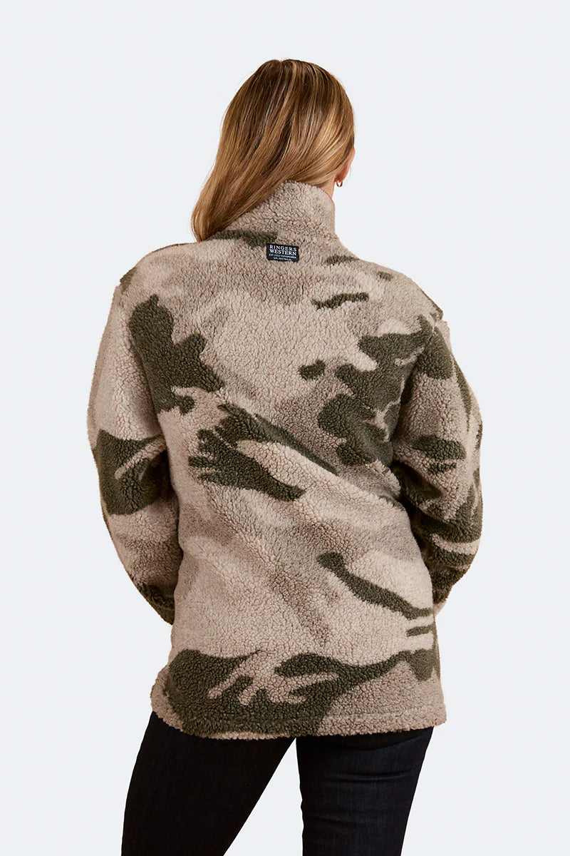 Ringers Western Unisex Lennonville Camo Fleece - Light Camo