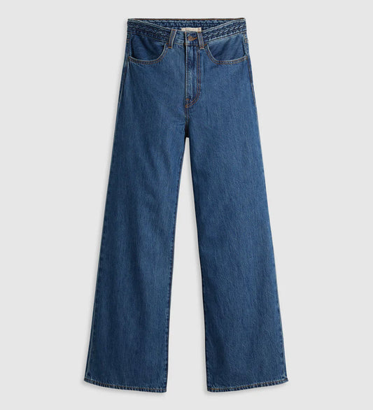 Levi's® Women's Ribcage Wide-Leg Braided Jeans 32 Leg