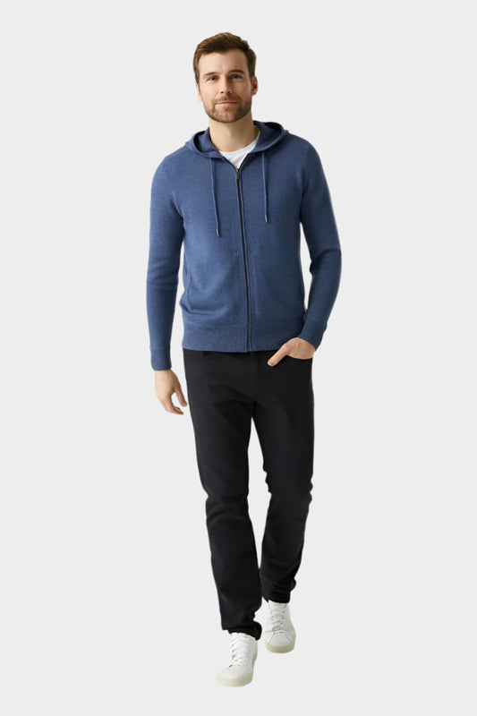 Toorallie Liam Hooded Knit (Blue Stone)