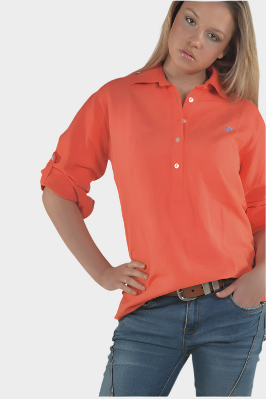 Bullrush Ladies Linen Tab Shirt