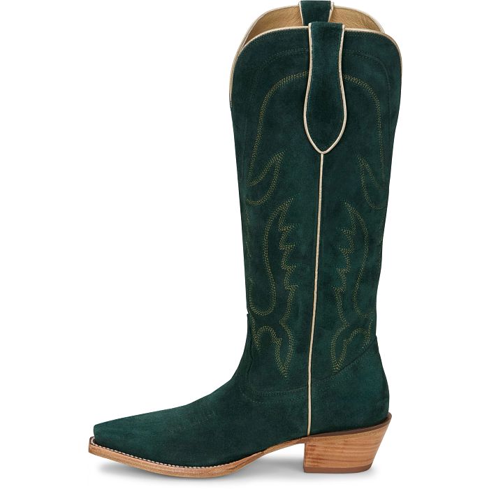 Tony Lama Women's Liz 15" Suede