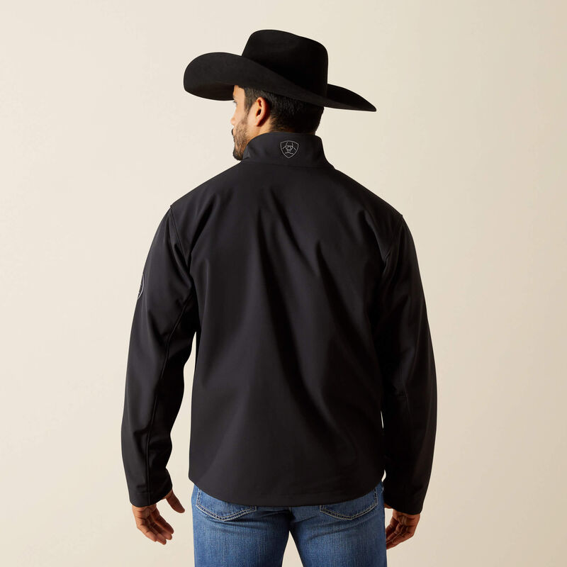 Ariat Men's Logo Softshell Jacket - Phantom|Grey Southwest