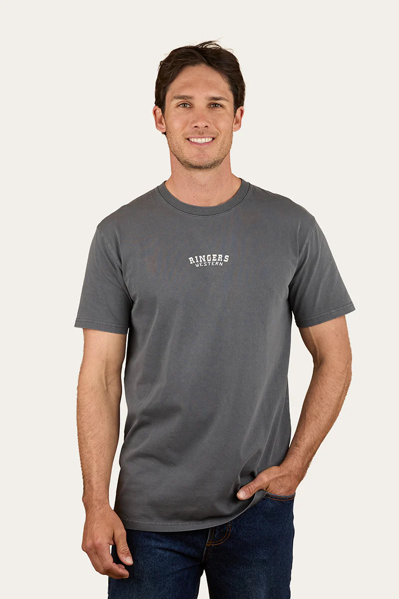Ringers Western Mens Lone Rider Stock Fit T-Shirt - Black