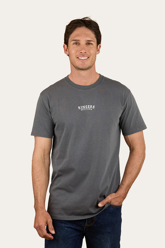 Ringers Western Mens Lone Rider Stock Fit T-Shirt - Black