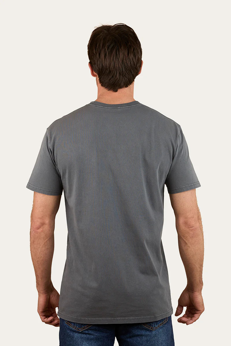 Ringers Western Mens Lone Rider Stock Fit T-Shirt - Black