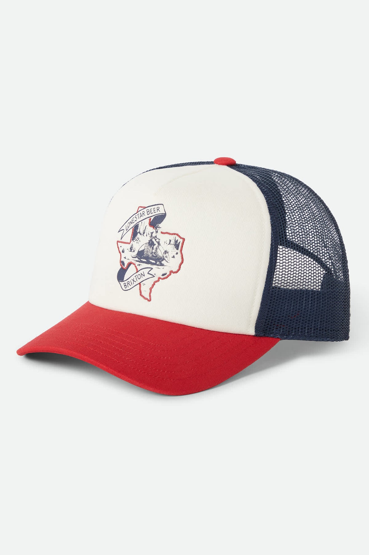 Brixton Lone Star X Trucker Hat - Red/White/Blue