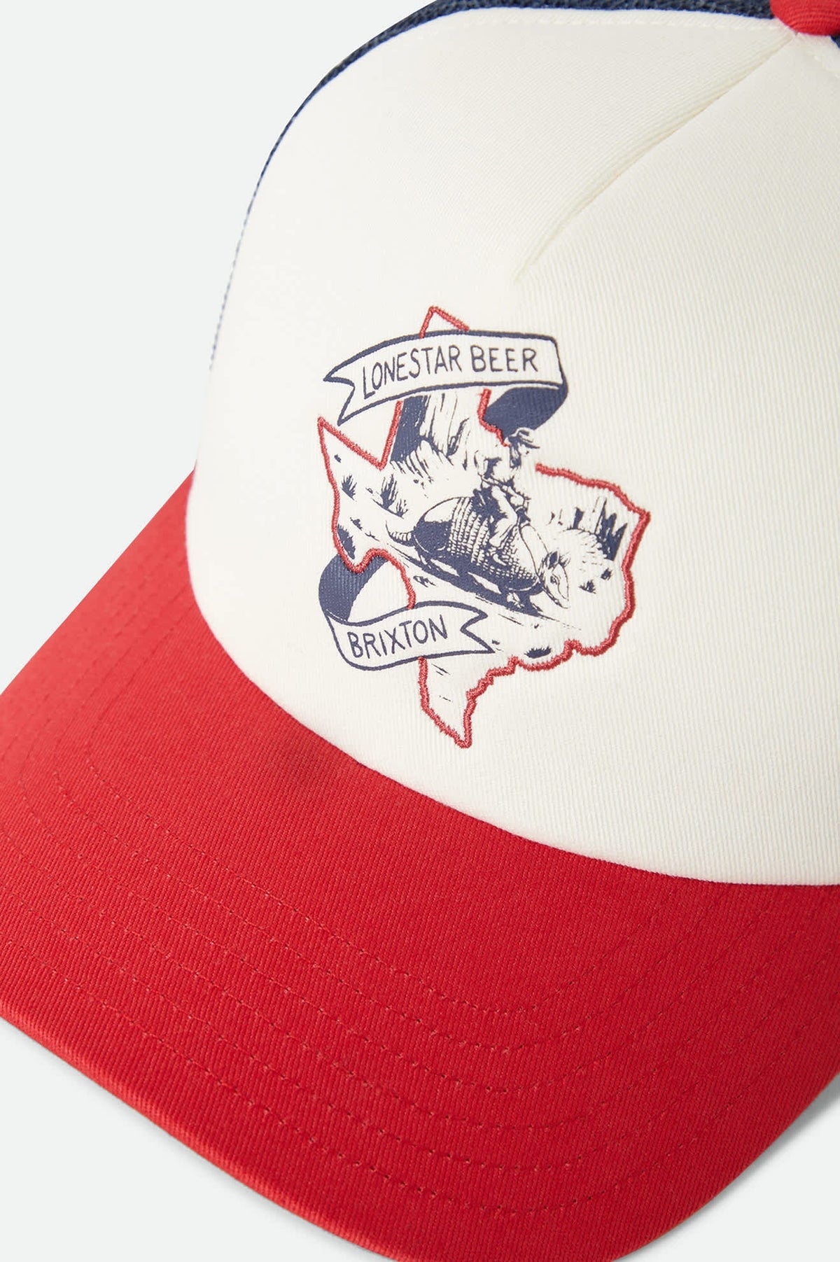 Brixton Lone Star X Trucker Hat - Red/White/Blue
