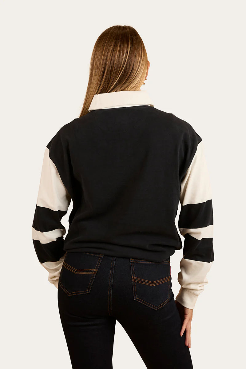 Ringers Western Unisex Lowden Rugby Jersey - Black / Off White