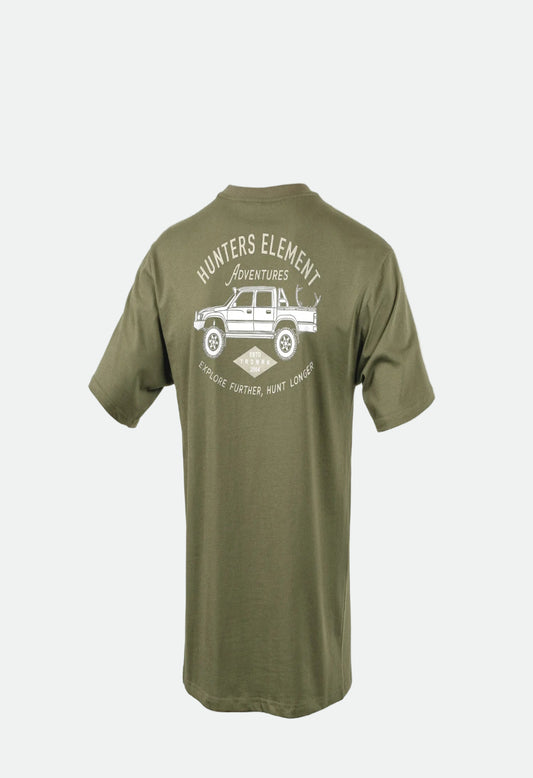 Hunters Element Men's Lux Tee - Khaki