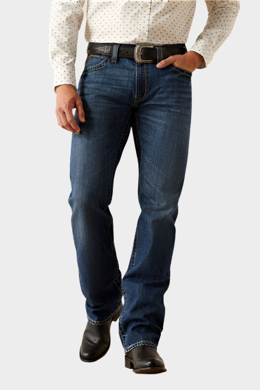 Ariat Mens M4 Relaxed Buckeye Straight Leg Jeans - NEWTON