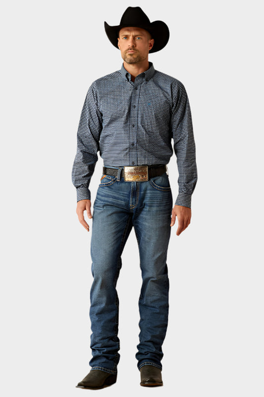 Ariat Mens M4 Relaxed Nate Boot Cut Jeans - HEATH