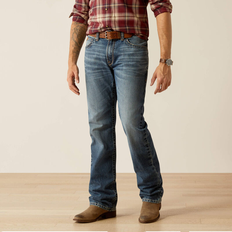 Ariat Mens M5 Straight Smokey Straight Leg Jeans - WEATHERFORD