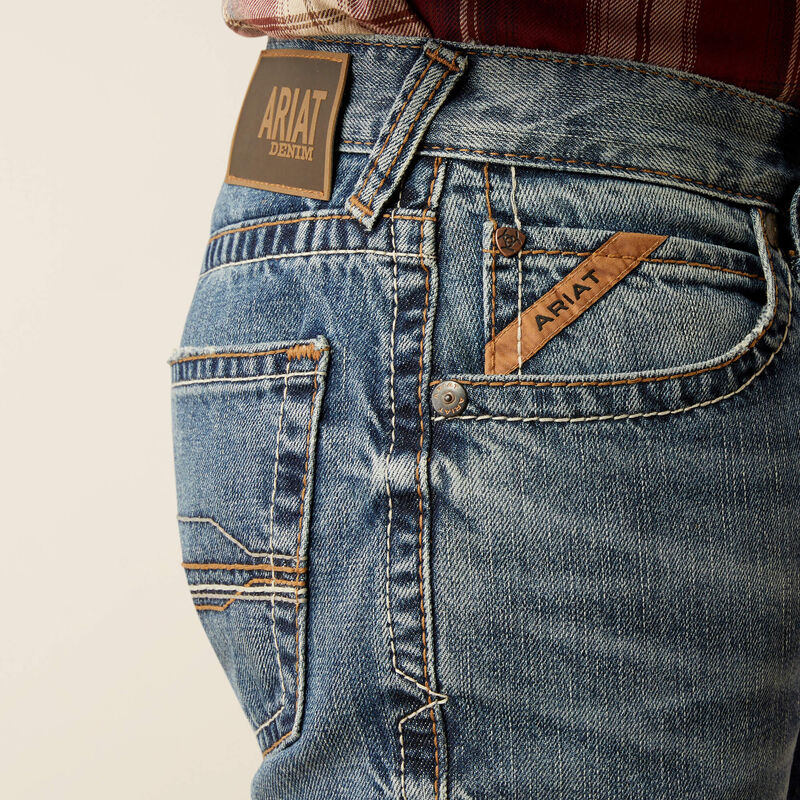 Ariat Mens M5 Straight Smokey Straight Leg Jeans - WEATHERFORD