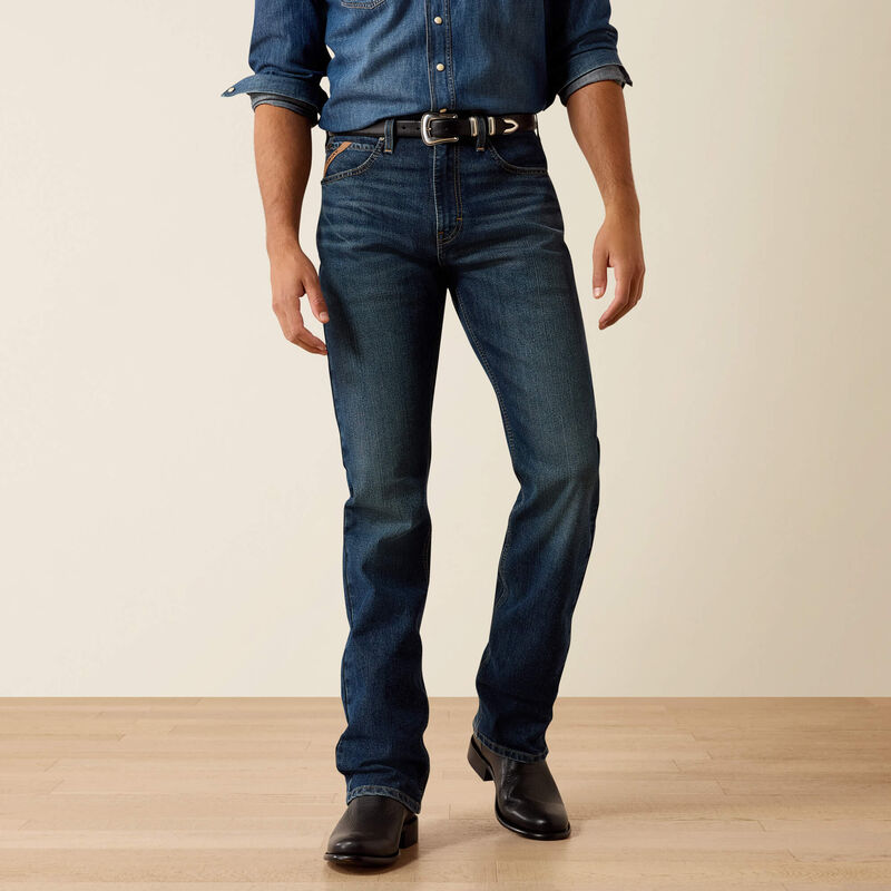 Ariat Mens M7 Slim Ray Classic Rise Pro Series Straight Leg Jeans Encinitas