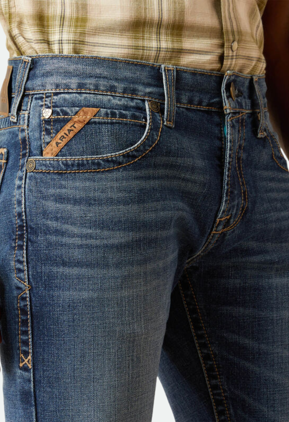 Ariat M7 Slim Travis Straight Leg Jeans - Heath