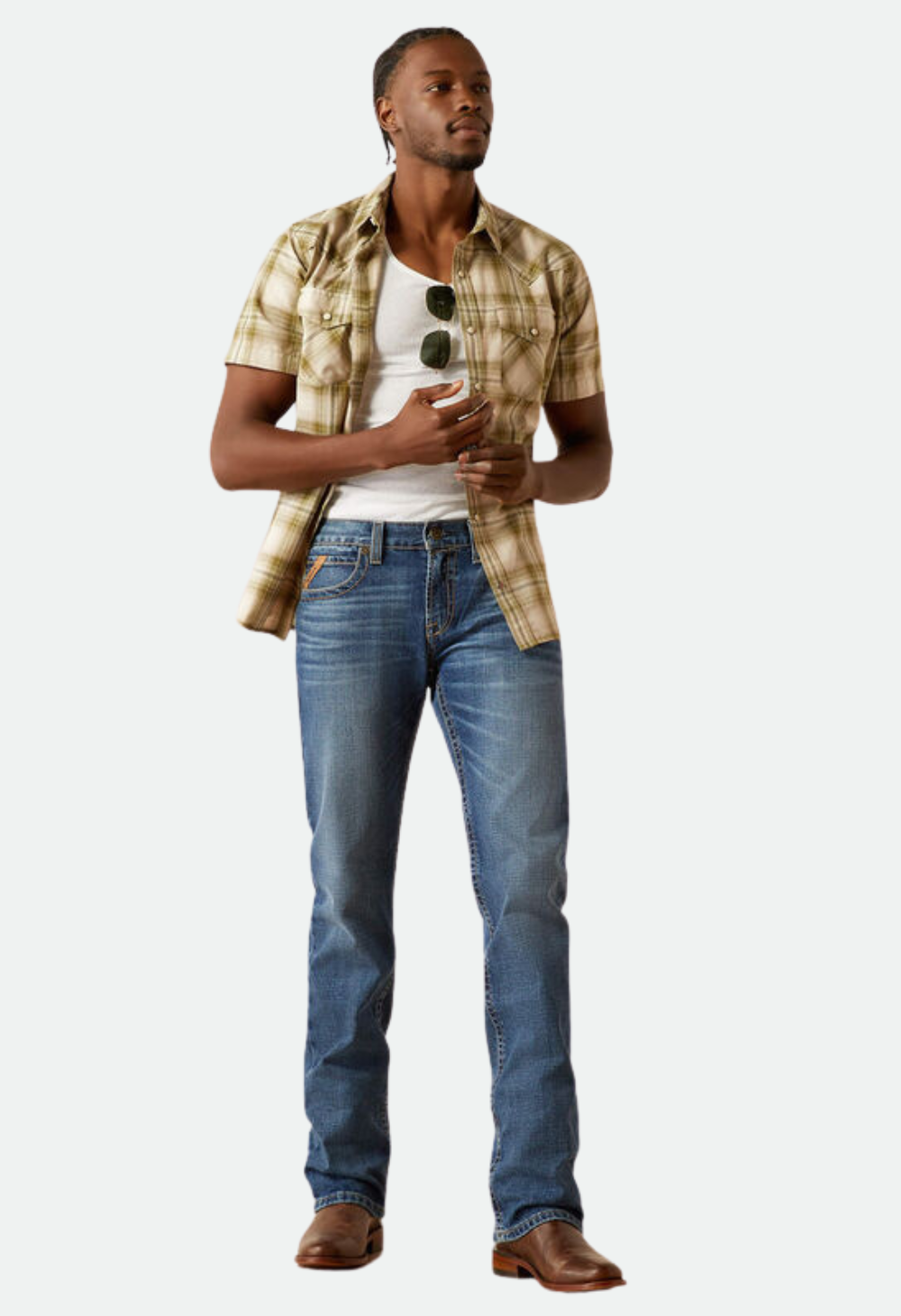 Ariat M7 Slim Travis Straight Leg Jeans - Heath