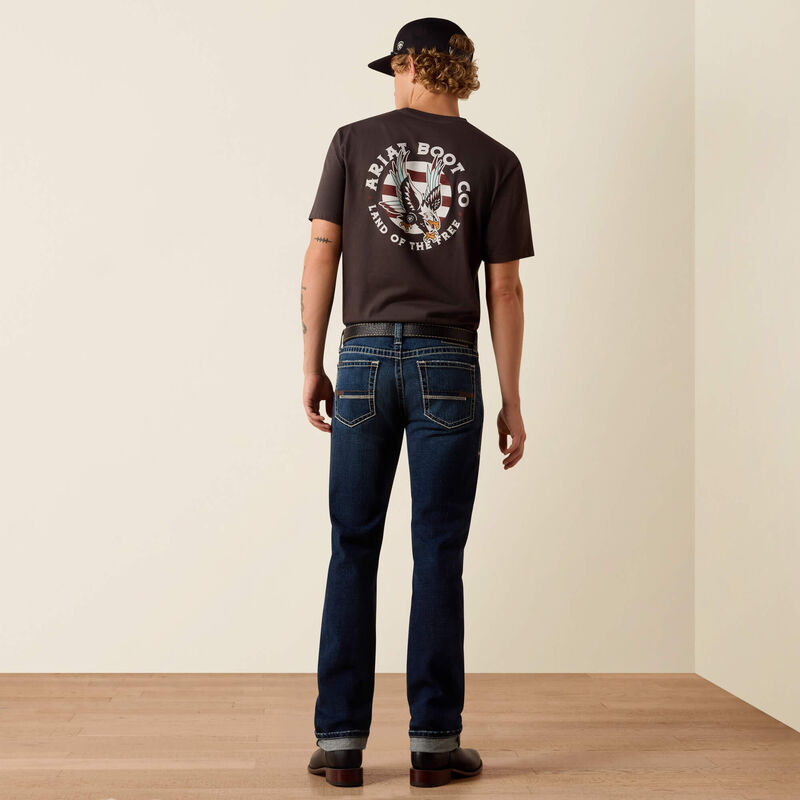 Ariat Men's M8 Modern Carlington Slim Straight Leg Jeans - Hillcrest - 34'Leg