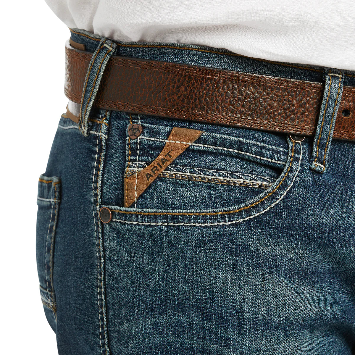 Ariat M8 Modern TekStretch Sabastian Slim Leg - Grafton