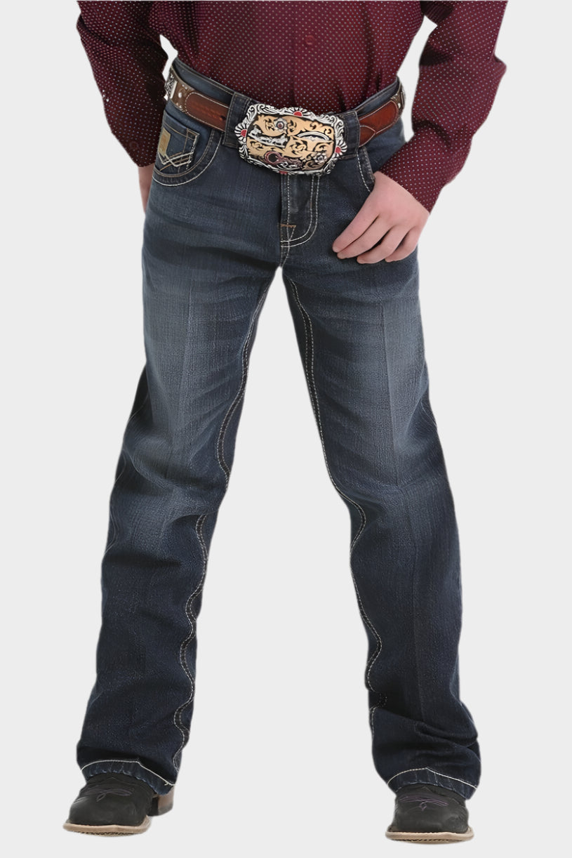 CINCH RELAXED ARENAFLEX DARK JEANS - BOYS REGULAR (2003)