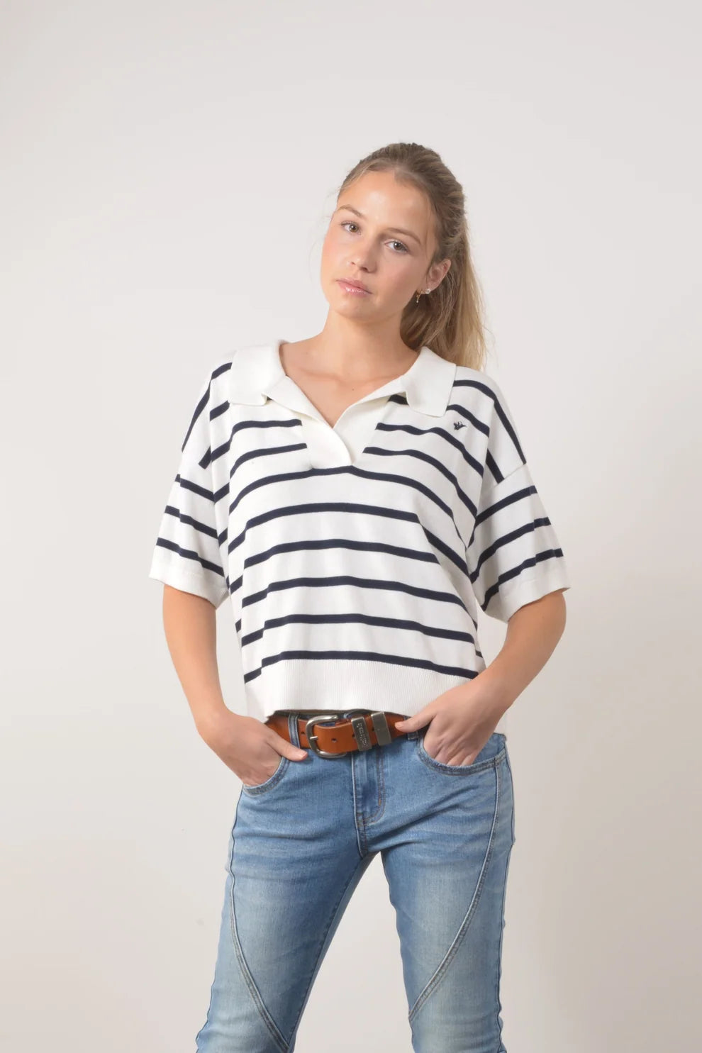 Bullrush Women's Mclaren Polo - White