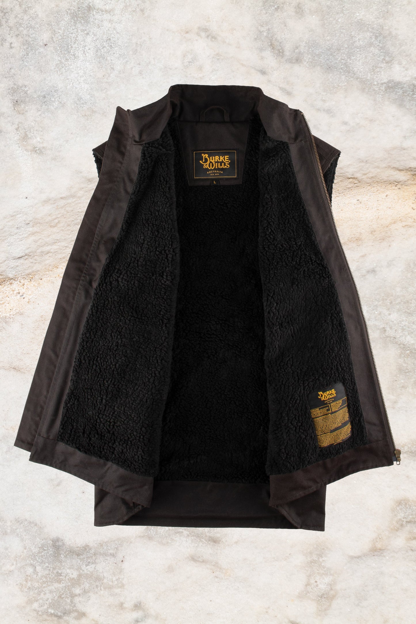 BURKE WILLS MENS STOCKMAN VEST (BROWN) – Lucknow Skin Shop and