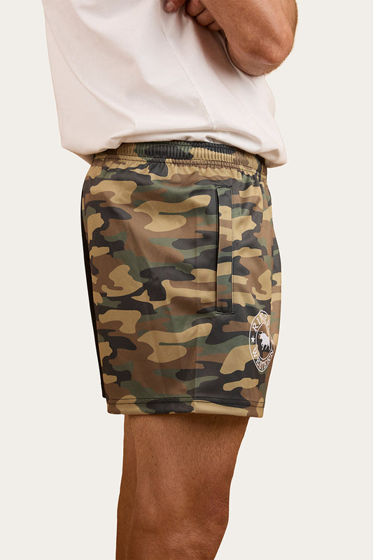 Ringers Western Camo Footy Shorts - Black / Camo