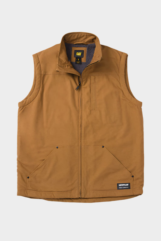 CAT MEN'S SHERPA LINED VEST