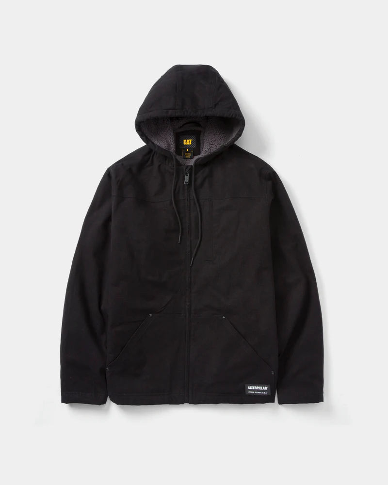 CAT MEN'S HOODED SHERPA LINED JACKET