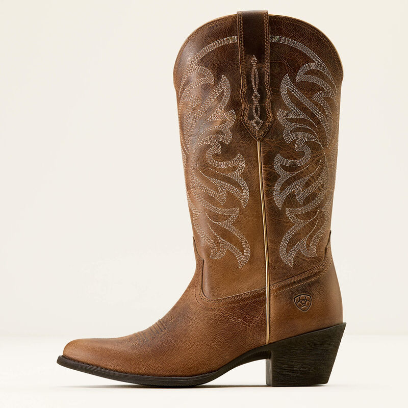 Ariat Ladies Heritage J Toe Western Boot - MESA TAN