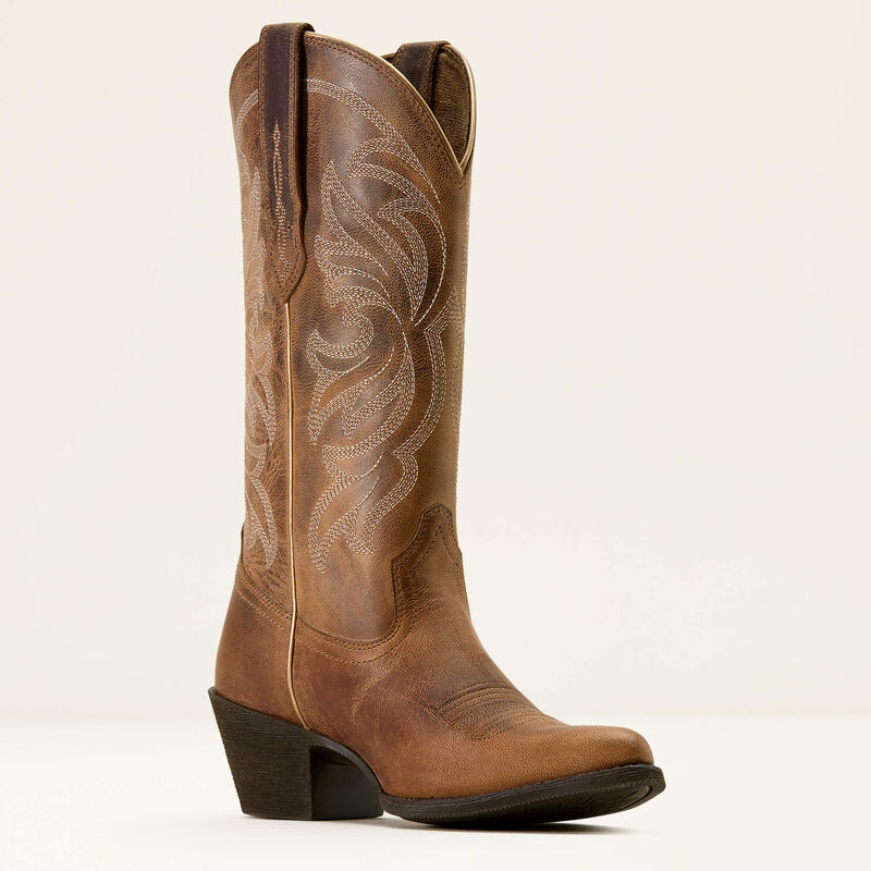Ariat Ladies Heritage J Toe Western Boot - MESA TAN